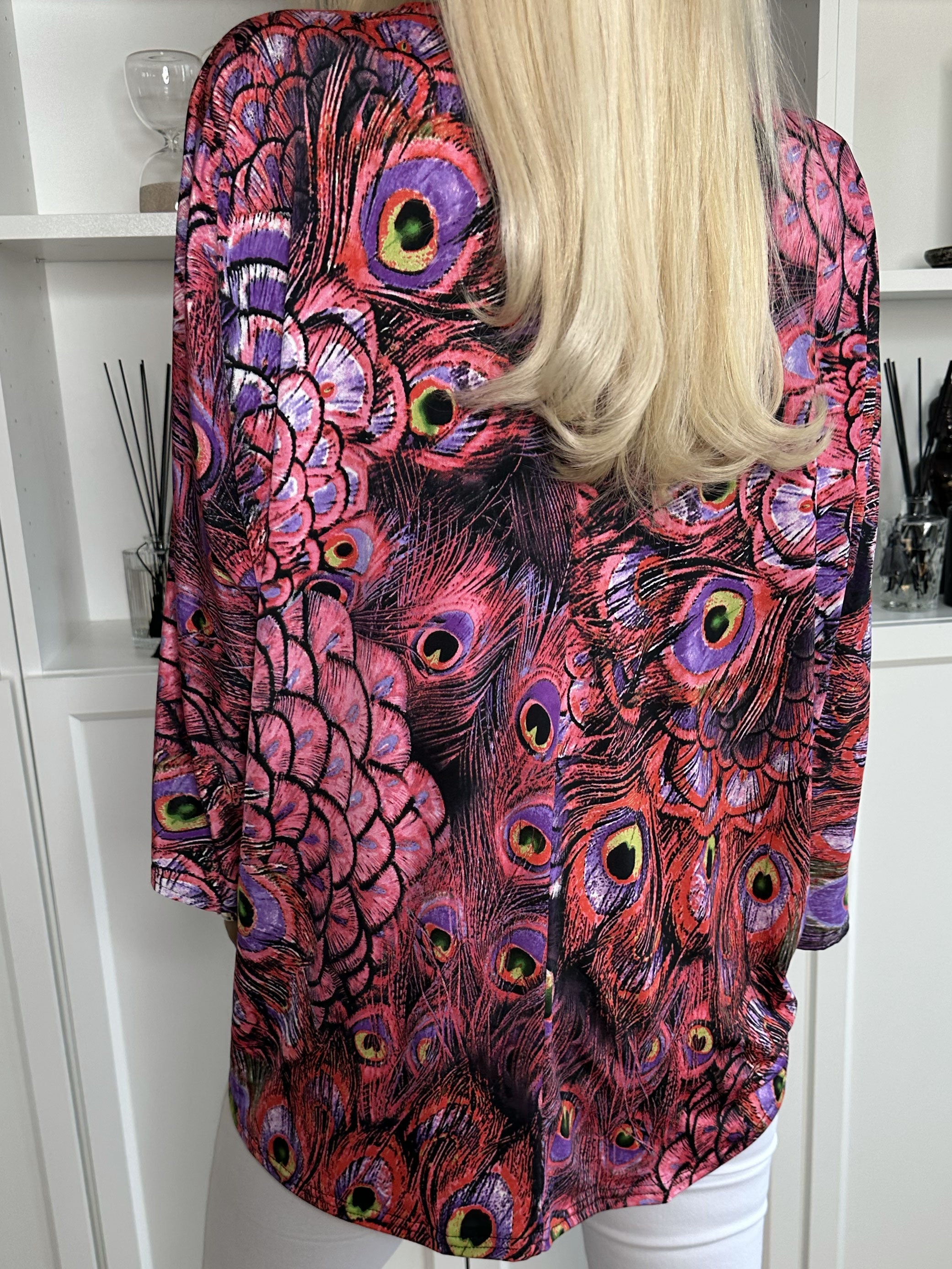 Celia Peacock - Söt tunika i elastiskt tyg med dragkedja